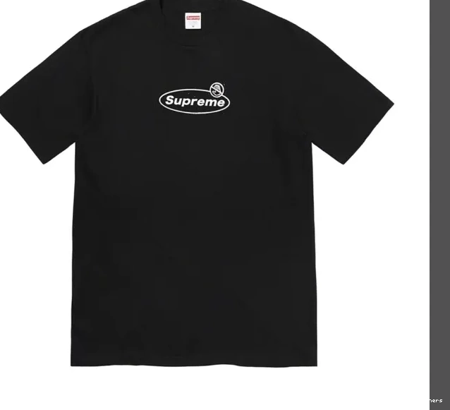 S Short T-shirt L Black Logo Banner M sleeved Warning XL Tee 22FW White and Warning 0920